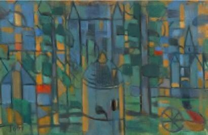 Catalogue raisonné, Hans Seiler, Le pigeonnier, 1954