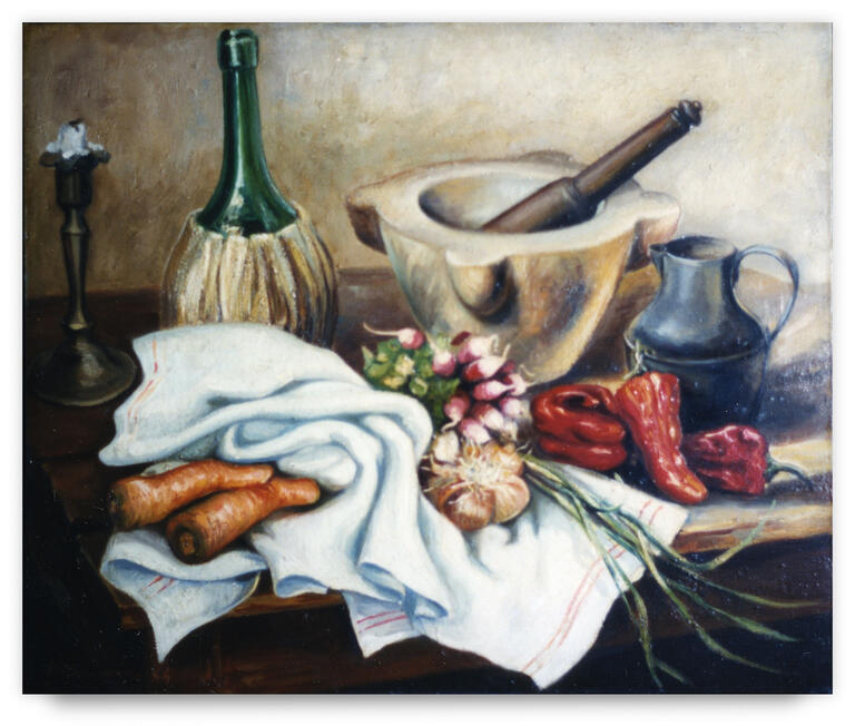 Catalogue raisonné, Henri Baviera, Nature morte — 1954