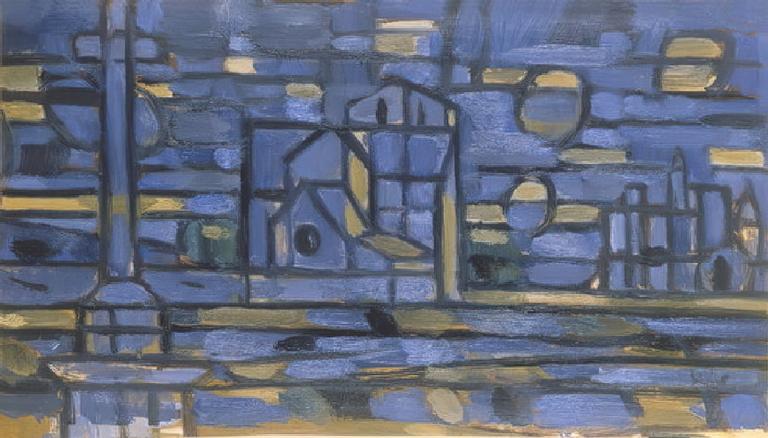 Catalogue raisonné, oeuvre de l'artiste Hans Seiler - Egise de Vézac, circa 1955