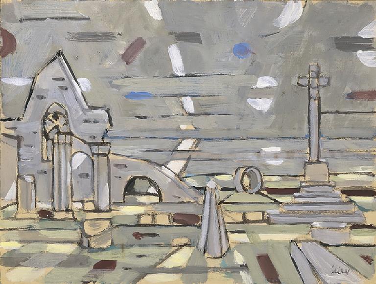 Catalogue raisonné, Hans Seiler, Chapelle en Bretagne, circa 1955