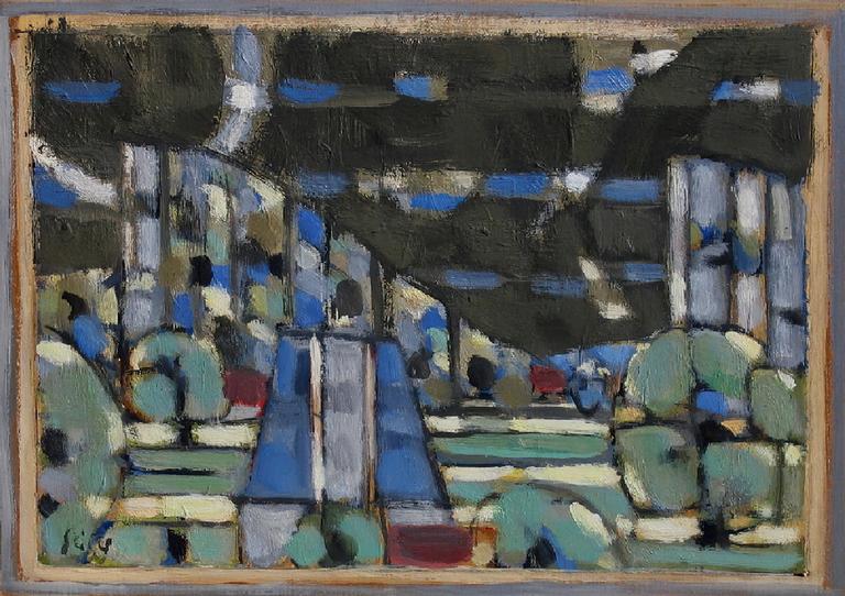 Catalogue raisonné, oeuvre de l'artiste Hans Seiler - La petite ferme, circa 1955