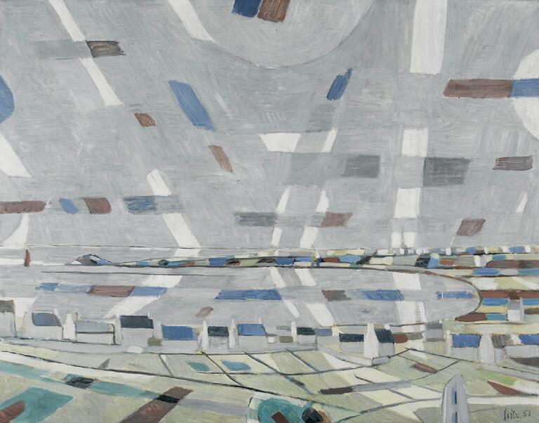 Catalogue raisonné, Hans Seiler, La baie d'Audierne, 1956