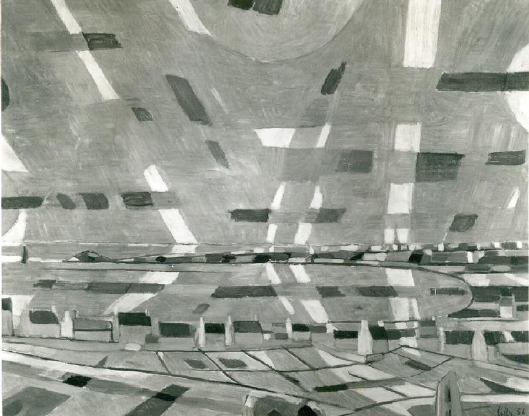 Catalogue raisonné, oeuvre de l'artiste Hans Seiler - La baie, 1956