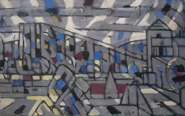 Catalogue raisonné, Hans Seiler, La maison et la vallée, 1956