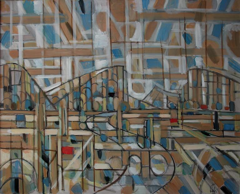 Catalogue raisonné, Hans Seiler, La vallée jaune, 1956