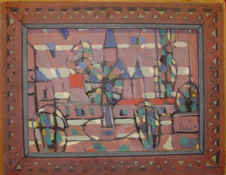 Catalogue raisonné, Hans Seiler, Le jardin, 1957