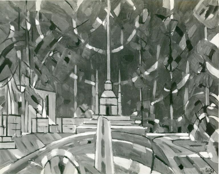 Catalogue raisonné, oeuvre de l'artiste Hans Seiler - Calvaire, 1958