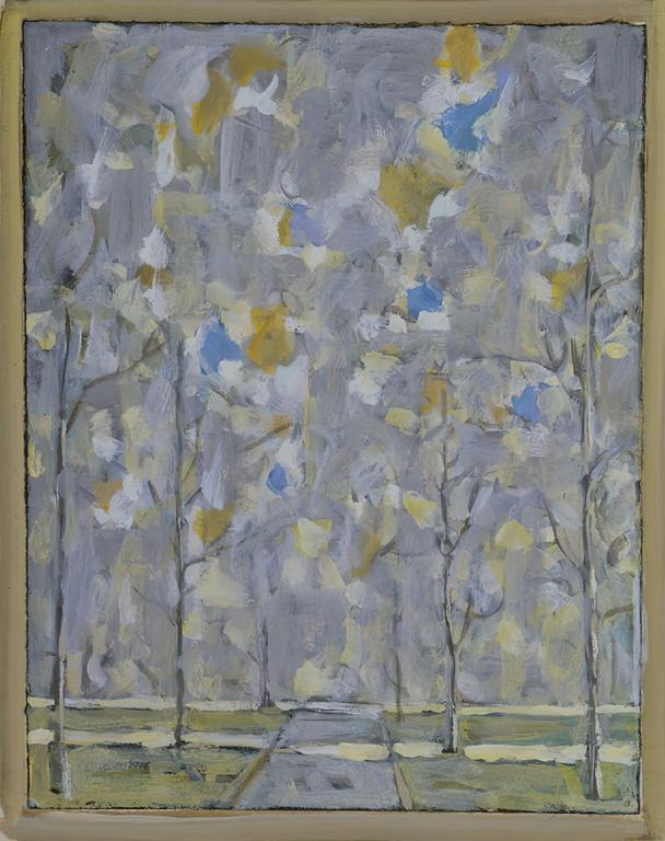 Catalogue raisonné, oeuvre de l'artiste Hans Seiler - Les arbres dépouillés, 1958