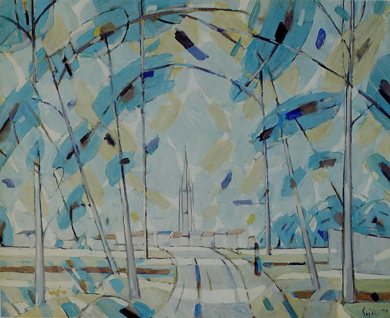 Catalogue raisonné, oeuvre de l'artiste Hans Seiler - Prés de Marennes, 1959