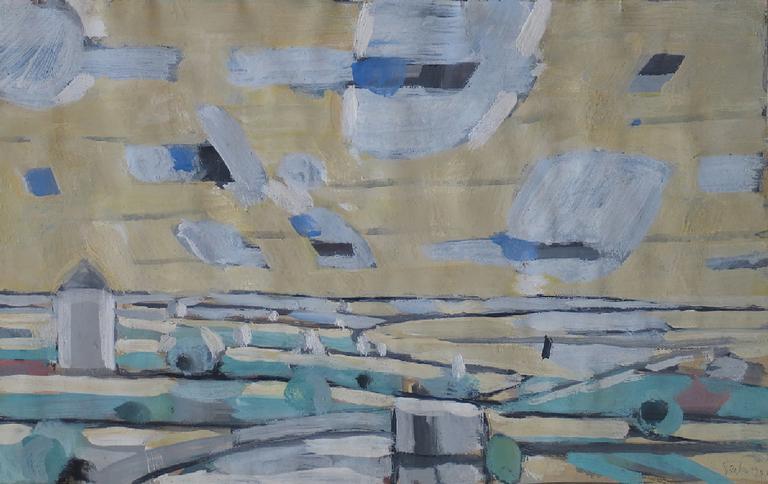 Catalogue raisonné, oeuvre de l'artiste Hans Seiler - Moulins en Bretagne, 1960 
