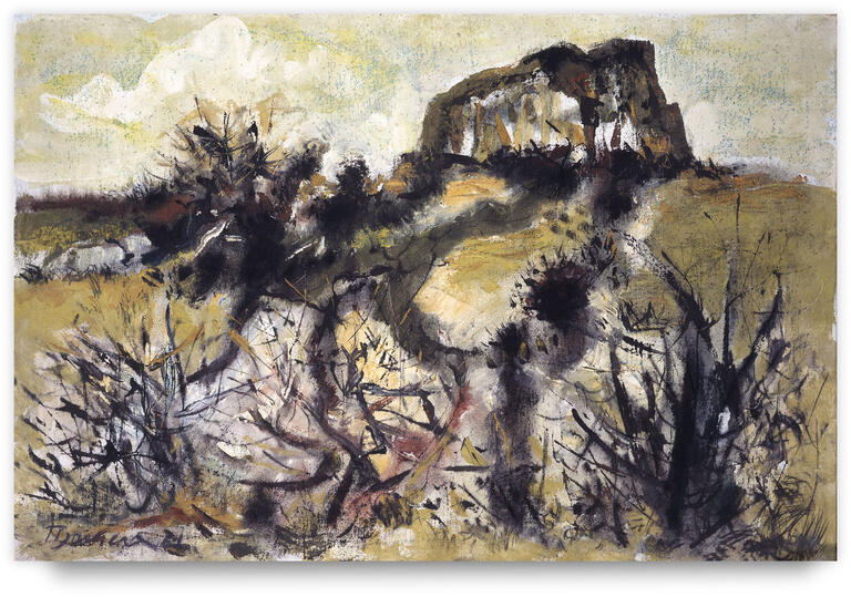 Catalogue raisonné, Henri Baviera, Paysage de provence — 1961