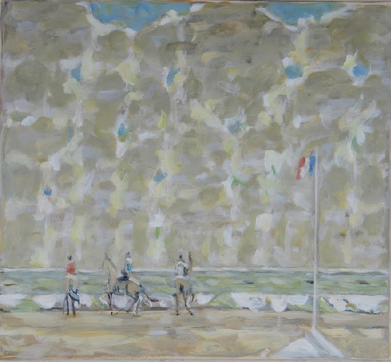 Catalogue raisonné, oeuvre de l'artiste Hans Seiler - Les chevaux sur la plage, 1962