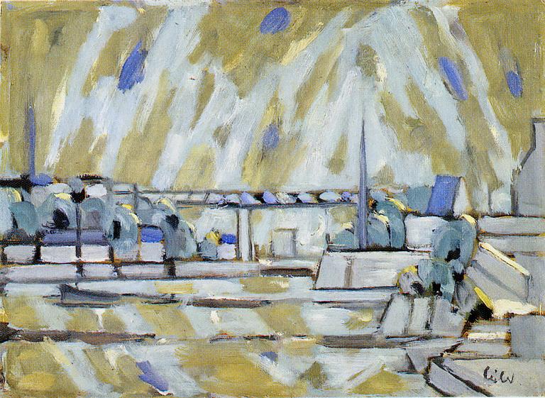 Catalogue raisonné, oeuvre de l'artiste Hans Seiler - Paysage de Bretagne, circa 1962