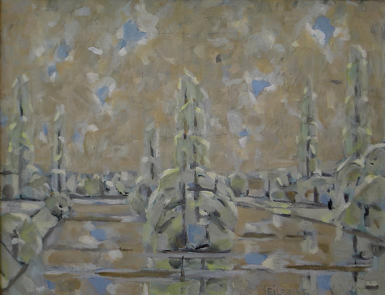 Catalogue raisonné, Hans Seiler, La Marne à Chennevières, 1965