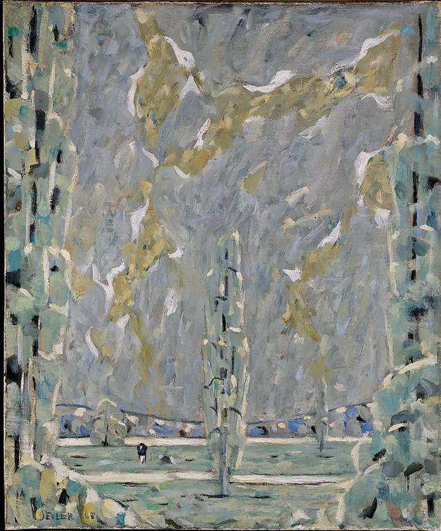 Catalogue raisonné, Hans Seiler, Les peupliers, 1965