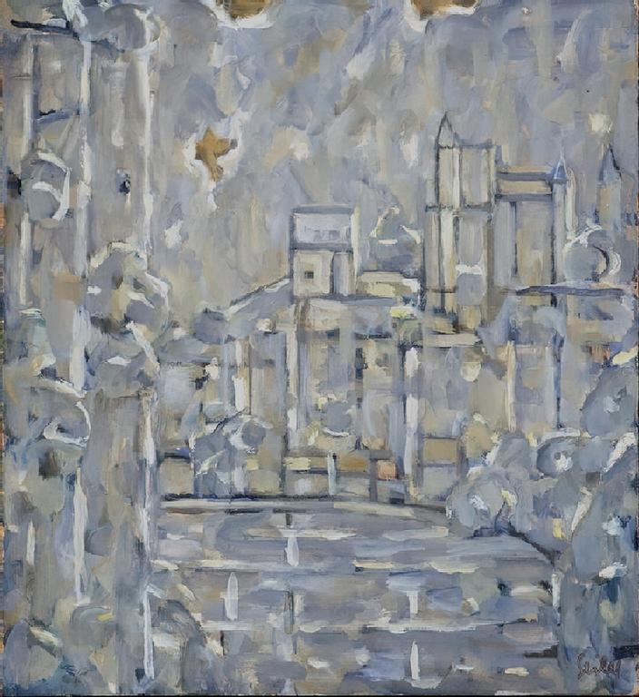 Catalogue raisonné, oeuvre de l'artiste Hans Seiler - Les deux châteaux, circa 1965