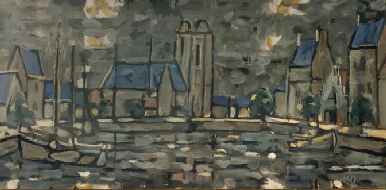 Catalogue raisonné, oeuvre de l'artiste Hans Seiler - Ville du Nord, circa 1965