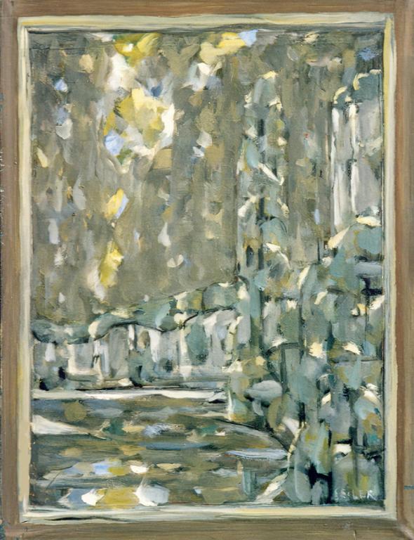 Catalogue raisonné, oeuvre de l'artiste Hans Seiler - La Dordogne sous les Pendolies, 1966