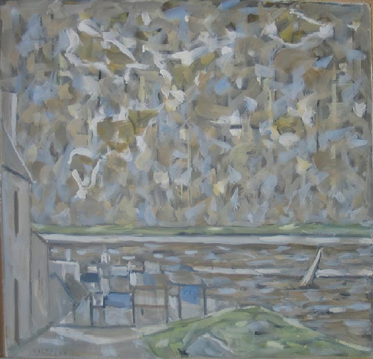Catalogue raisonné, oeuvre de l'artiste Hans Seiler - La rue du moulin, 1966