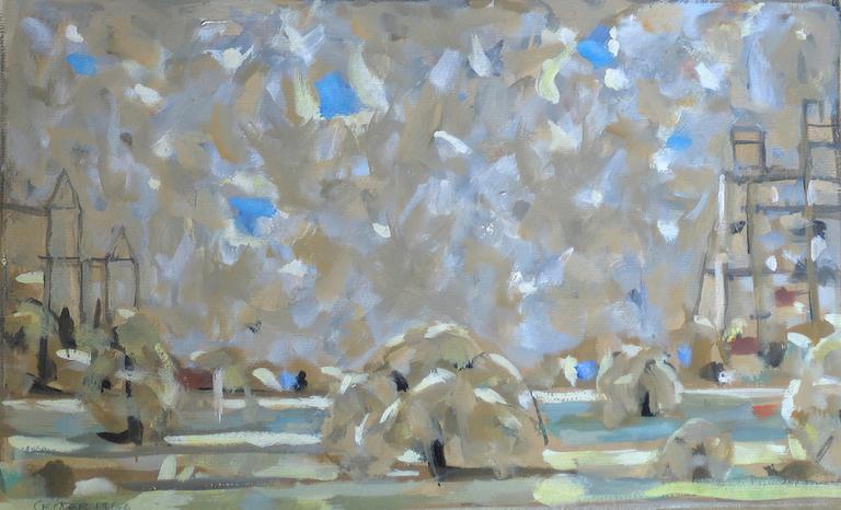 Catalogue raisonné, oeuvre de l'artiste Hans Seiler - Les deux châteaux, 1966