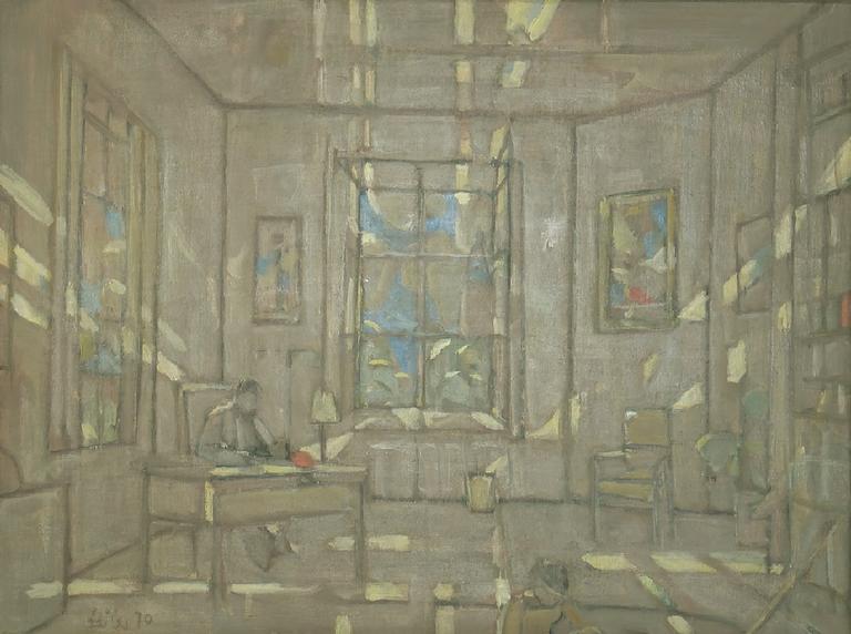 Catalogue raisonné, oeuvre de l'artiste Hans Seiler - Dans le bureau, 1970