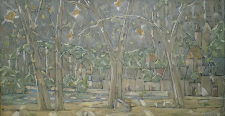Catalogue raisonné, oeuvre de l'artiste Hans Seiler - Les arbres de La Roque, 1970