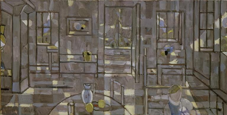 Catalogue raisonné, Hans Seiler, Intérieur de la Roque, circa 1970