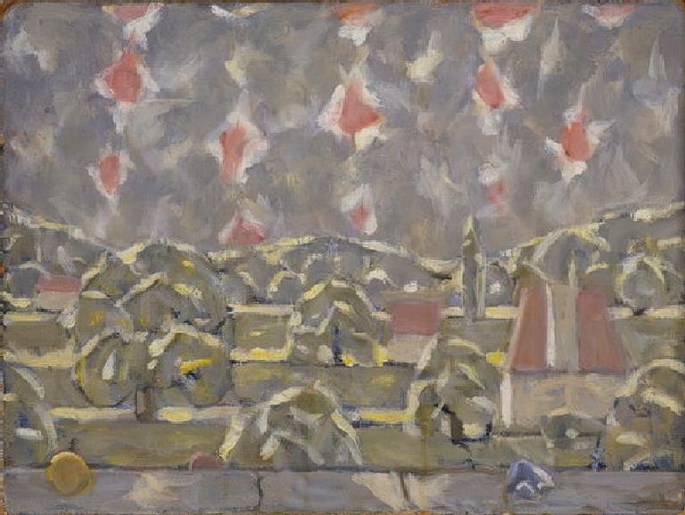 Catalogue raisonné, oeuvre de l'artiste Hans Seiler - La maison Lacour, circa 1970