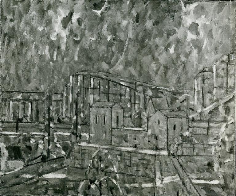 Catalogue raisonné, oeuvre de l'artiste Hans Seiler - La maison de la Roque, circa 1970