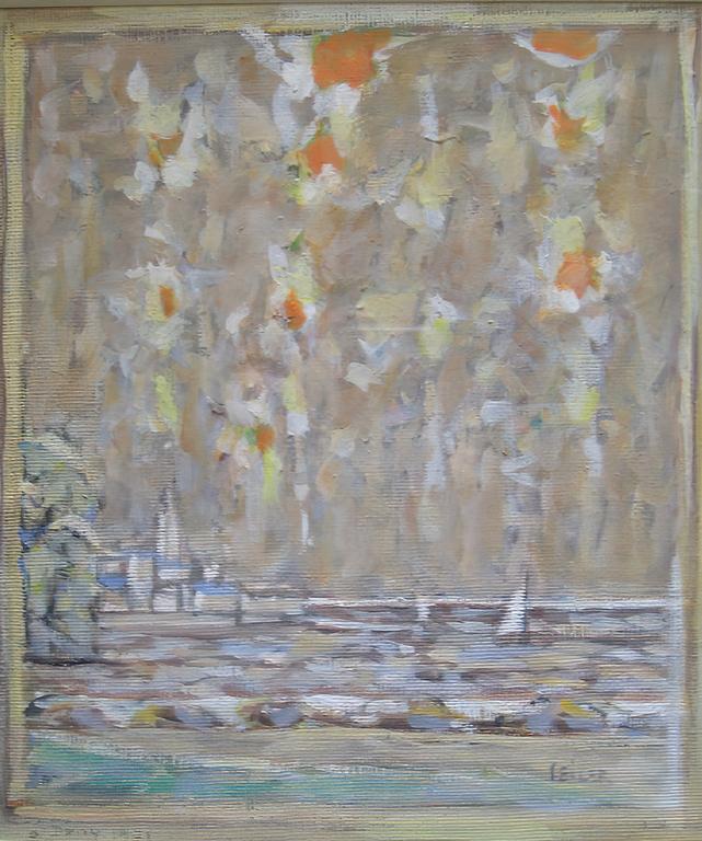 Catalogue raisonné, oeuvre de l'artiste Hans Seiler - Vue sur le port, 1971