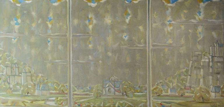 Catalogue raisonné, Hans Seiler, Les deux châteaux (triptyque), 1972