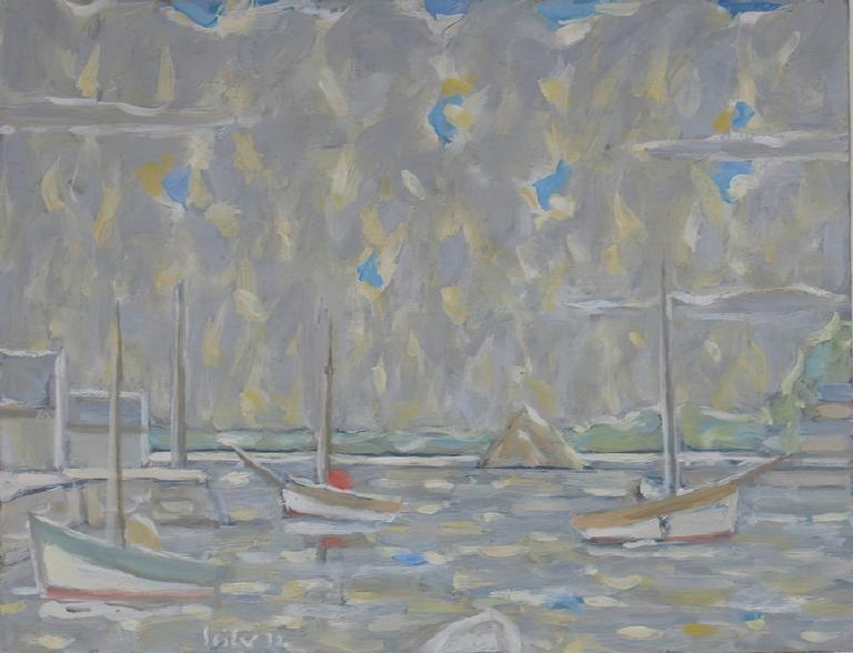 Catalogue raisonné, Hans Seiler, Petits bateaux à Tréboul, 1972