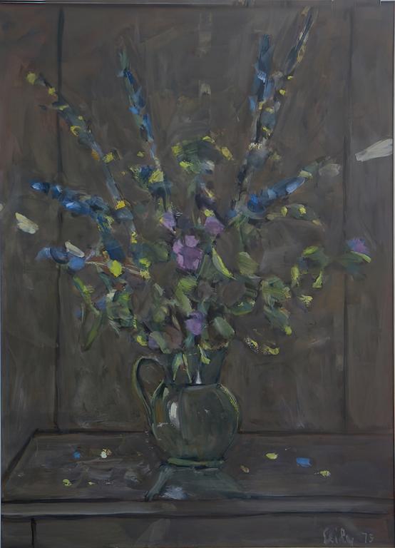 Catalogue raisonné, Hans Seiler, Bouquet de fleurs sombre, 1973