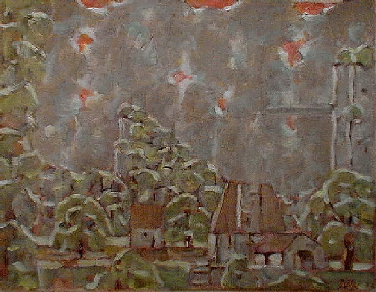 Catalogue raisonné, oeuvre de l'artiste Hans Seiler - La vieille ferme, 1973