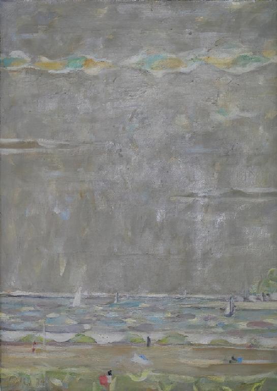 Catalogue raisonné, Hans Seiler, La petite plage, 1974
