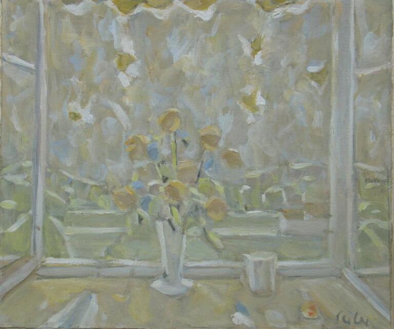 Catalogue raisonné, Hans Seiler, Bouquet à la fenêtre, 1975
