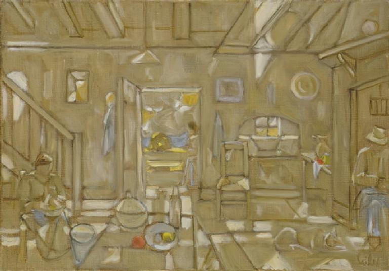 Catalogue raisonné, Hans Seiler, Intérieur de campagne, circa 1975