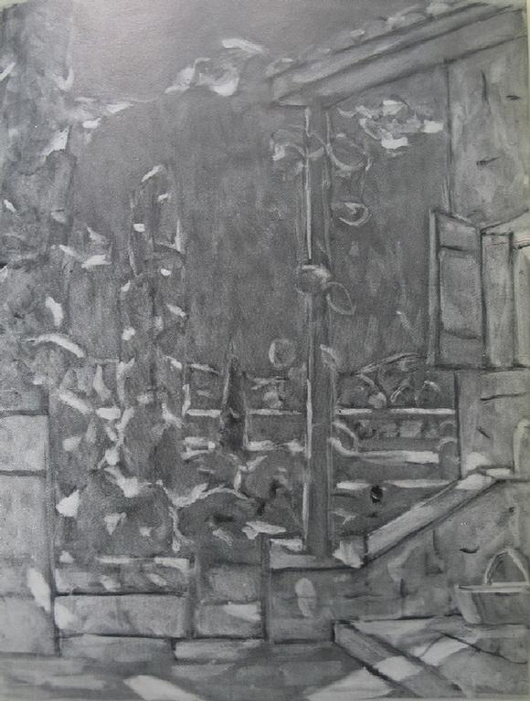 Catalogue raisonné, Hans Seiler, L'auvent, 1975