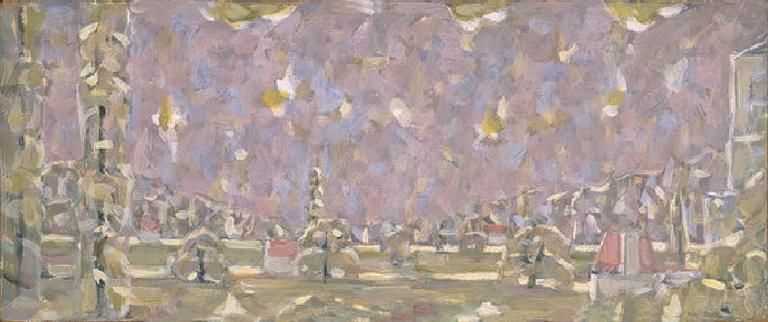 Catalogue raisonné, oeuvre de l'artiste Hans Seiler - La vallée rose, circa 1975