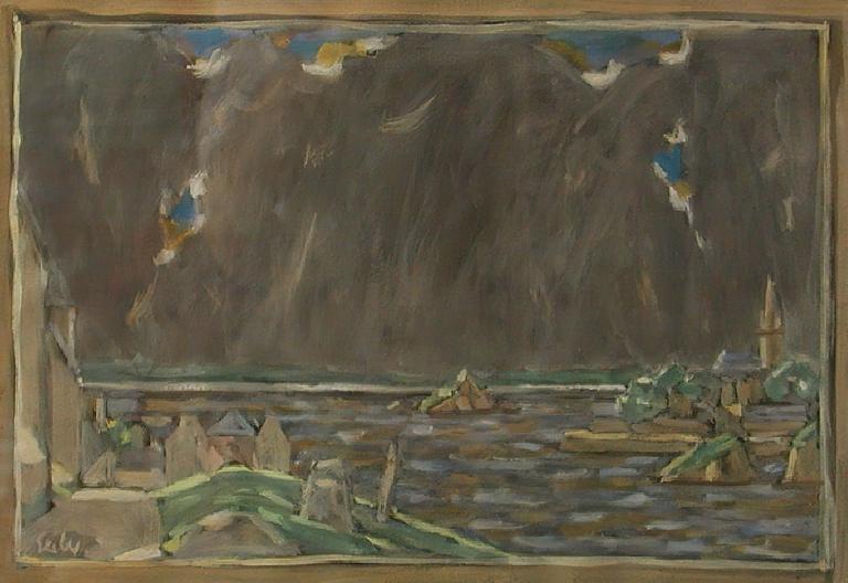 Catalogue raisonné, Hans Seiler, La rue du moulin, 1975