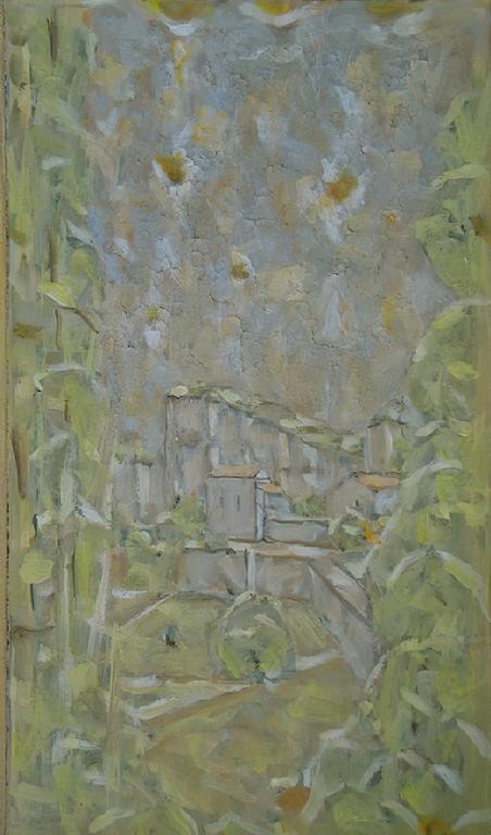 Catalogue raisonné, oeuvre de l'artiste Hans Seiler - Maison de la Roque (jaune), circa 1975