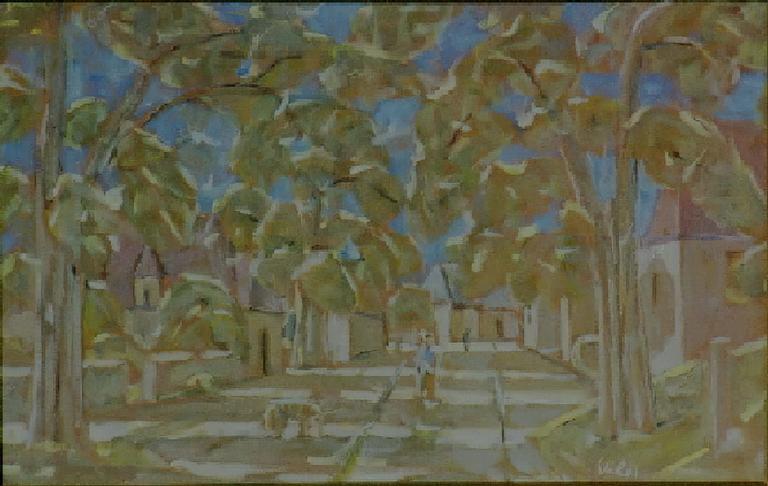 Catalogue raisonné, Hans Seiler, Rue de village, circa 1975