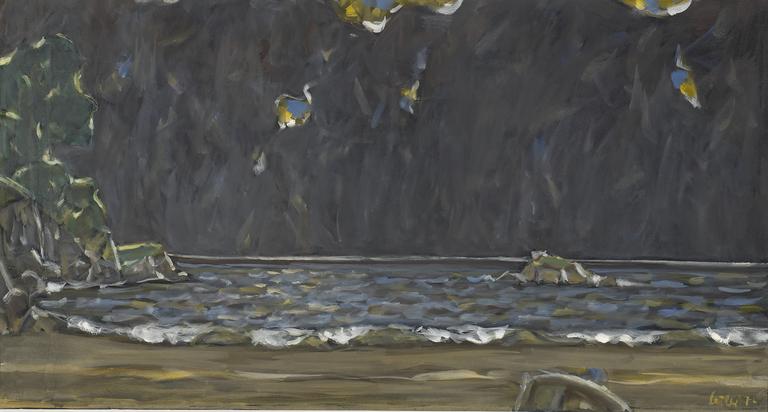 Catalogue raisonné, oeuvre de l'artiste Hans Seiler - Bord de mer, 1976