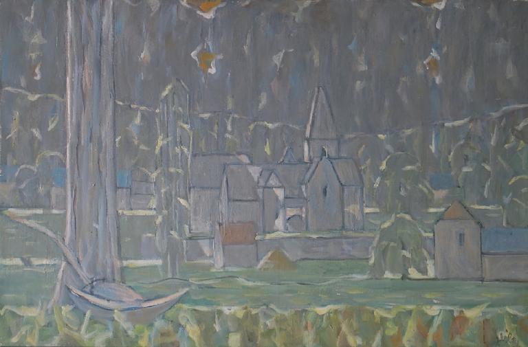 Catalogue raisonné, oeuvre de l'artiste Hans Seiler - L'église de Lacassagne, 1976