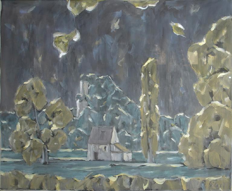 Catalogue raisonné, oeuvre de l'artiste Hans Seiler - La petite grange, 1976