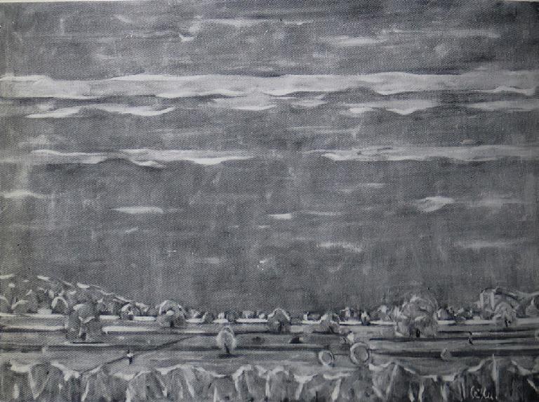 Catalogue raisonné, oeuvre de l'artiste Hans Seiler - La plaine I, 1976