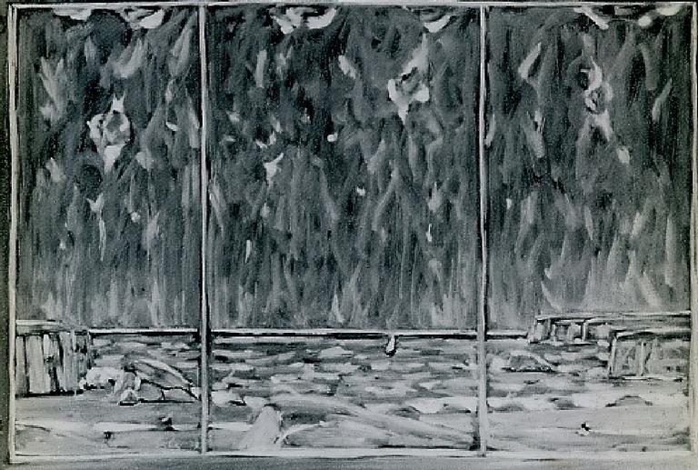 Catalogue raisonné, oeuvre de l'artiste Hans Seiler - Port Donant (triptyque), 1976