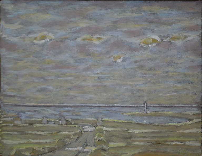 Catalogue raisonné, oeuvre de l'artiste Hans Seiler - La pointe du Van , 1976
