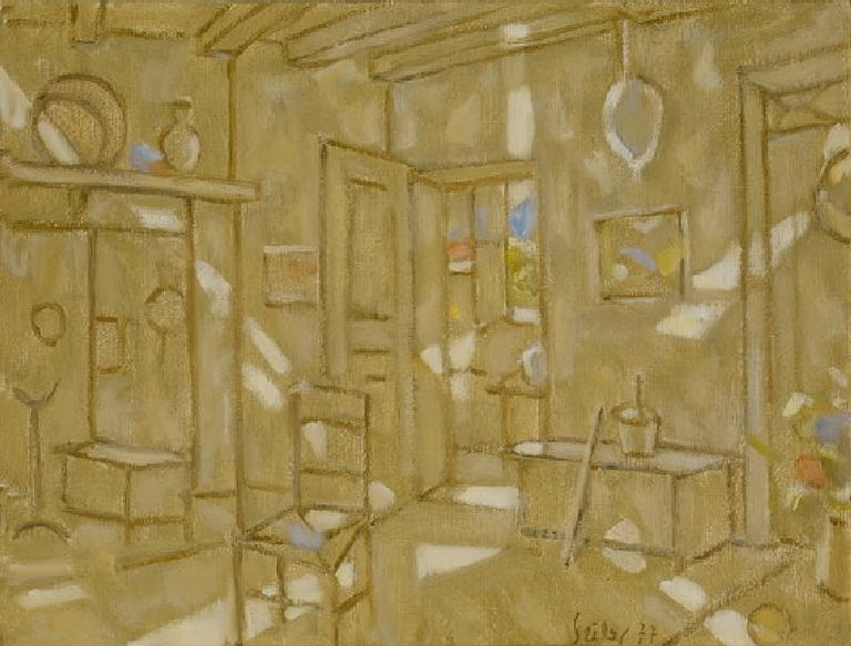 Catalogue raisonné, oeuvre de l'artiste Hans Seiler - Intérieur de cuisine, 1977