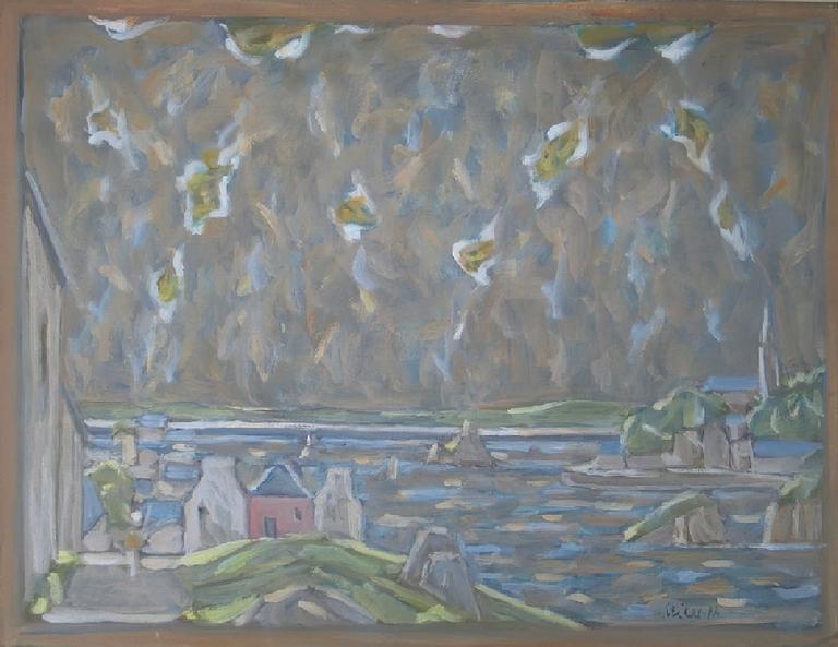 Catalogue raisonné, oeuvre de l'artiste Hans Seiler - La rue du moulin, 1977